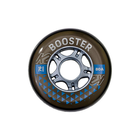 K2 Booster 80A - 8 Pack Inline Skate Wheels with ILQ 5 Bearings